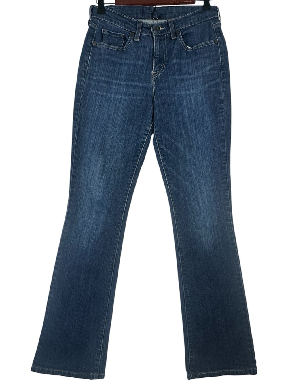 Levi's Vintage Jaime Balmes #8 Women's Dark Blue Denim Flare Jeans Size 29